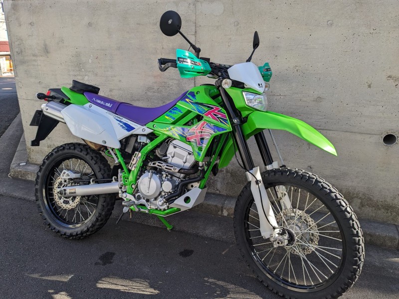 KLX250 Green Meany go anywhere all over japan.